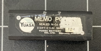 Ersatz für YUASA Memo Power 3-51FT-C 3,6V 50mAH