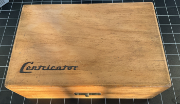 Deckel Centricator C3 - Gerätekassette aus Holz