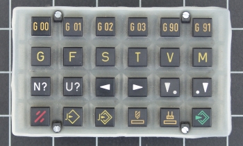 Deckel Programmiertastatur 2 unten (Alfa-Num.)