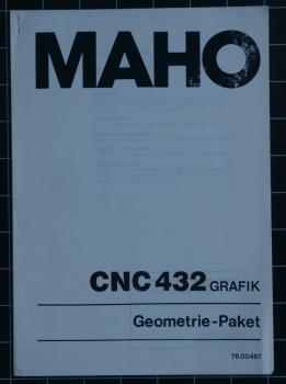 MAHO CNC 432 Grafik Geometrie-Paket