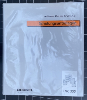 Deckel Heidenhain TNC355 Training-Materials