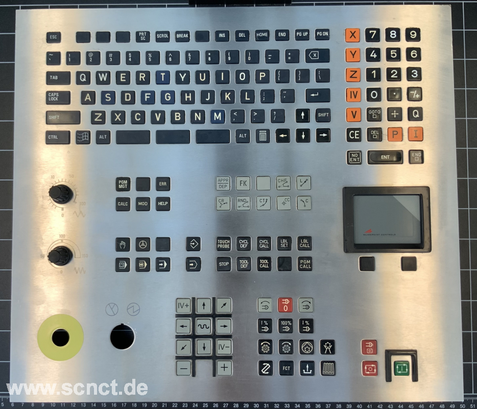 Heidenhain ITNC530 TE 535 D Tastatur Keyboard Id Nr 365 351 0