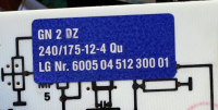 Labod 2-Puls Thyristorverstärker GN2DZ 240/175-12-4 Qu (LG Nr. 6005 04 512 300 01)