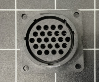 Square-Flange-Socket fits for Siemens Mini BHG (old Version with Plastic-Connector, Female)