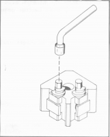EMCO Compact 5 CNC PC Schlüssel für Stahlhalter (alter Stahlhalter)