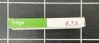 Feinsicherung 5x20 6,3A Träge