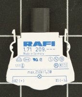 RAFI Lamp-Holder BA 9s 1.71209.001 5.00070.021 RAFIX 22/30