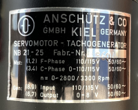 Anschütz Servomotor - Tachogenerator NB 21-25