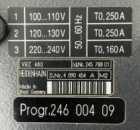 Heidenhain VRZ 480 Meßwertanzeige Id.Nr. 245 788 01