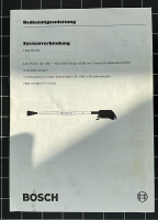 Bosch ABS bzw. ABS/ASR-Tester ETT 016.05 Systemverbindung 1
