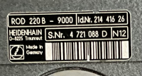 Heidenhain ROD 220B - 9000   Id.Nr. 214 416 26