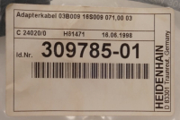Heidenhain Adapterkabel Id-Nr. 309 785 01