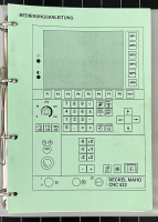 MAHO CNC 532 Bedienungsanleitung