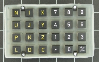 Deckel Programmiertastatur 1 oben (Zahlenbl.)