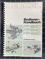 Deckel Bediener-Handbuch FP2NC, FP3NC, FP4NC mit Dialog-2 Steuerung