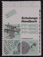 Deckel Schulungs-Handbuch FP2NC, FP3NC, FP4NC mit Dialogsteuerung 2