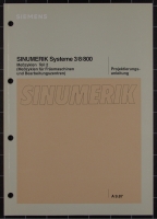 Siemens Sinumerik Systeme 3/8/800 Meßzyklen Teil 0 Projektierungsanleitung