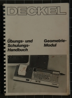 Deckel Geometrie Modul Übungs- und Schulungshandbuch