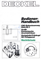 Deckel Dialog-3 Steuerung komplett als Update im Austausch gegen Dialog 1 oder 2 Steuerung